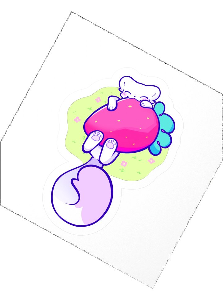 Pip With Giant Strawberry Sticker product image (4)