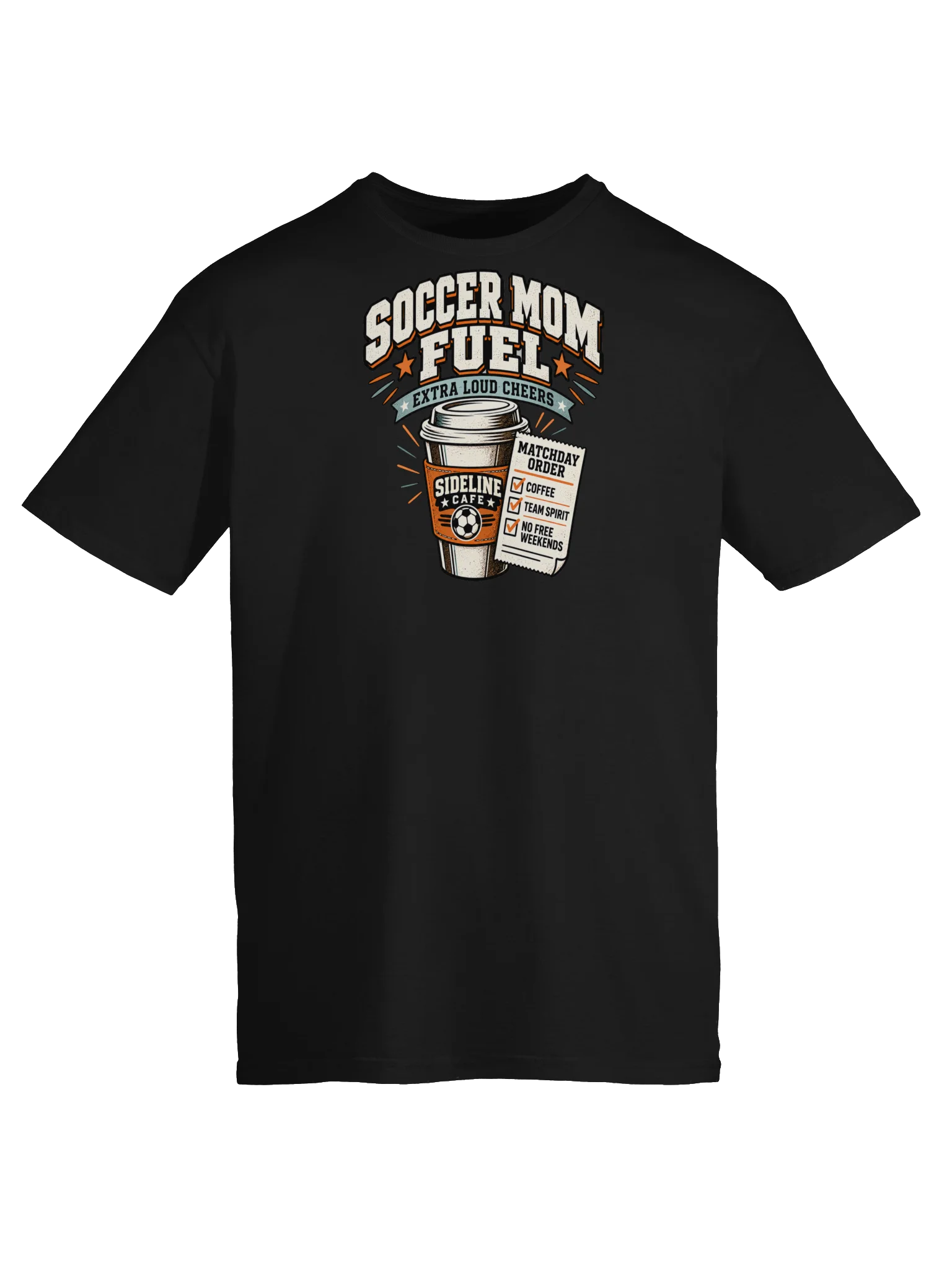 Soccer Mom Fuel Sideline Coffee Tee product image (41)