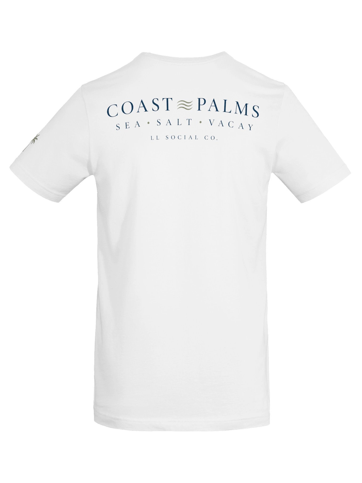 LL Social Co. Coast Palms Essential Tee — Palm | Navy product image (59)