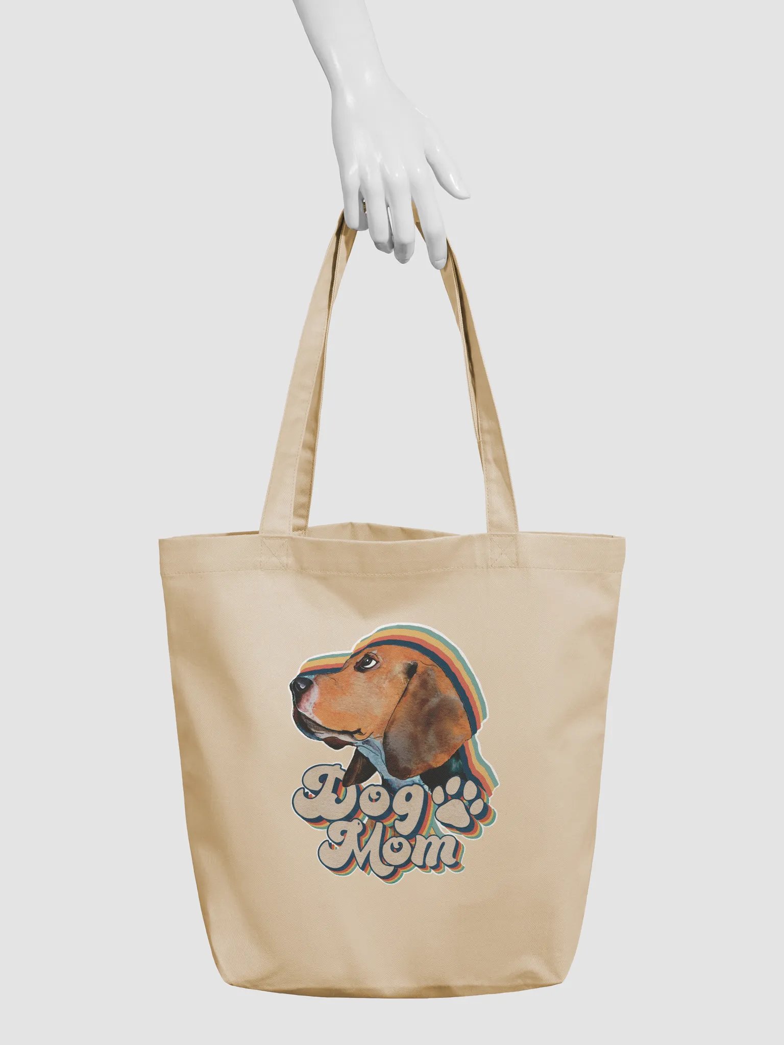 Beagle Dog Mom Tote Bag product image (1)