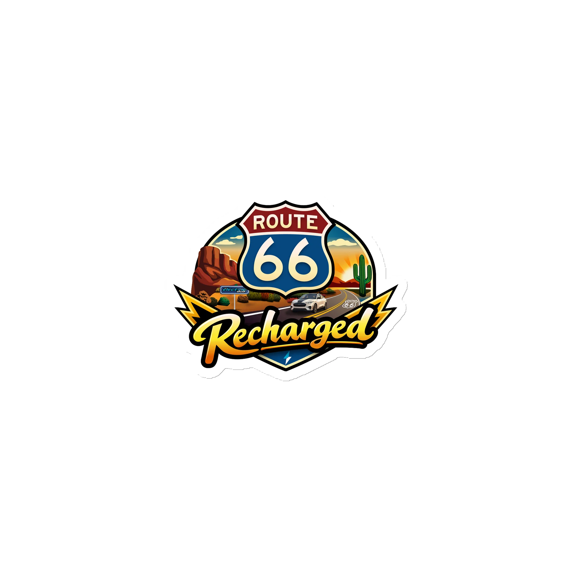 Official Route 66 Recharged (Magnet) product image (1)