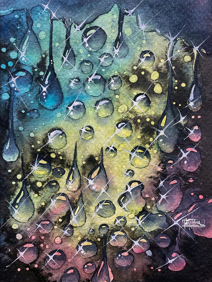 Rainbow Drops ∙ Art Print product image (2)