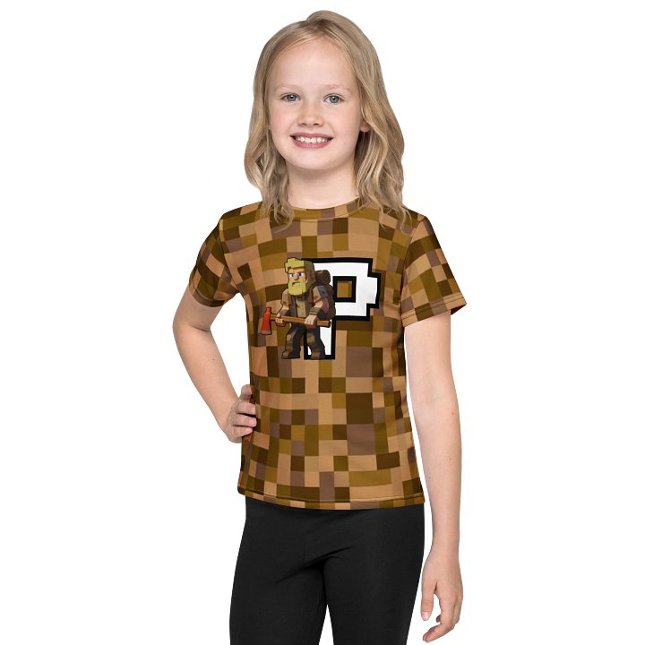Patient PixelZ Kids T-Shirt (Pixel Brown) product image (1)