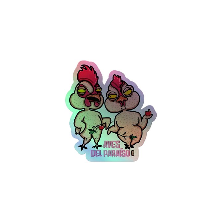 Aves del Paraíso - Sticker (Holographic Kiss Cut) product image (1)