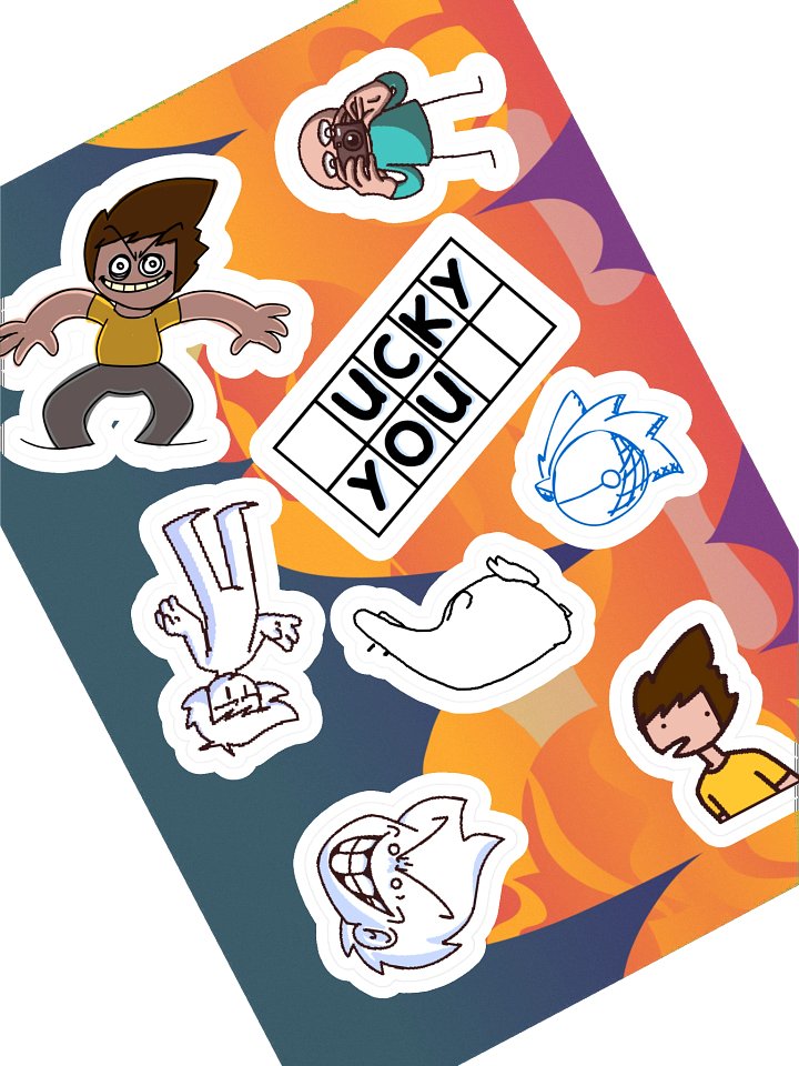 The second Bannmannutt Sticker Sheet product image (1)