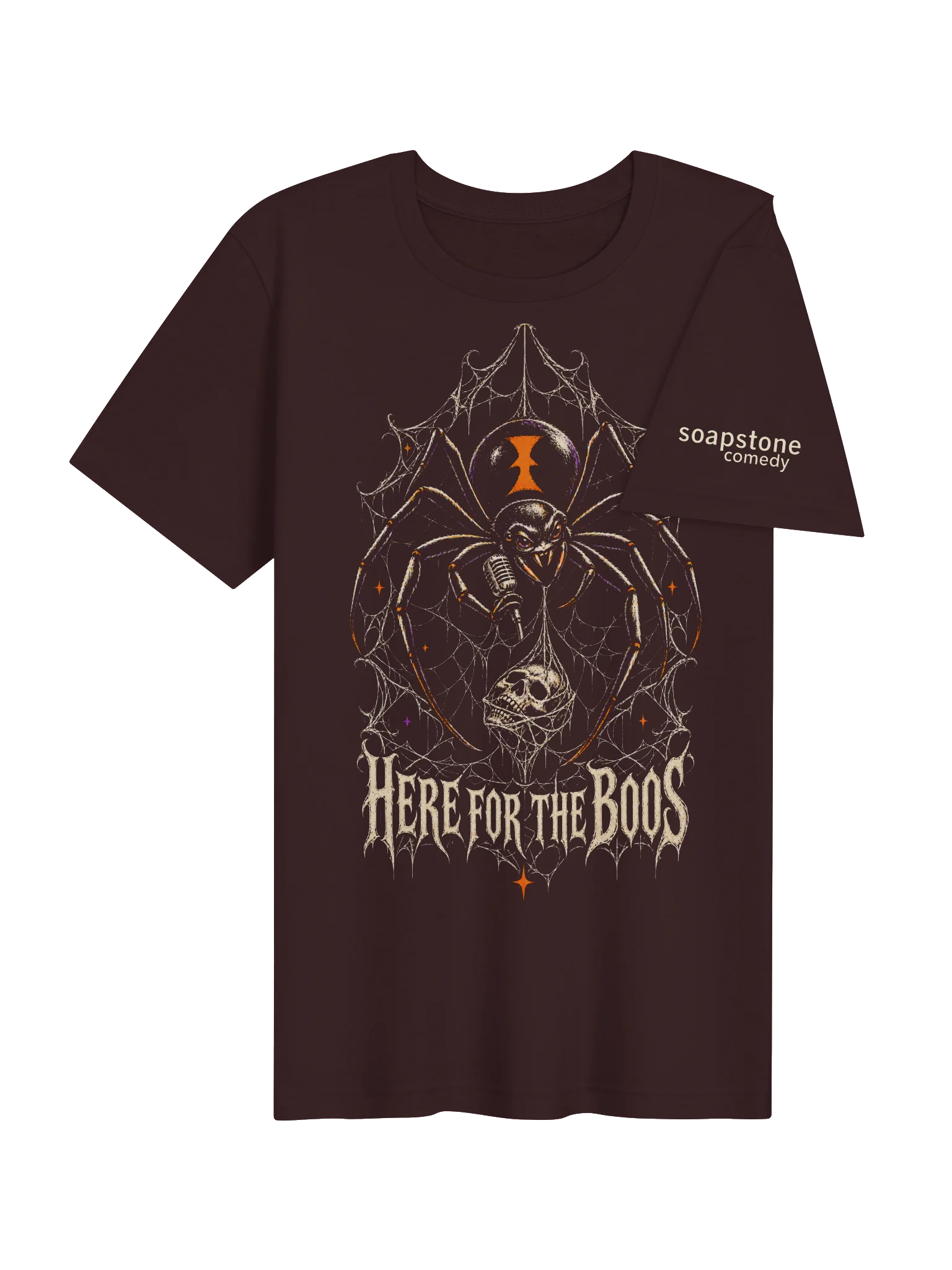 Here for the Boos Gothic Spider Tee product image (1)