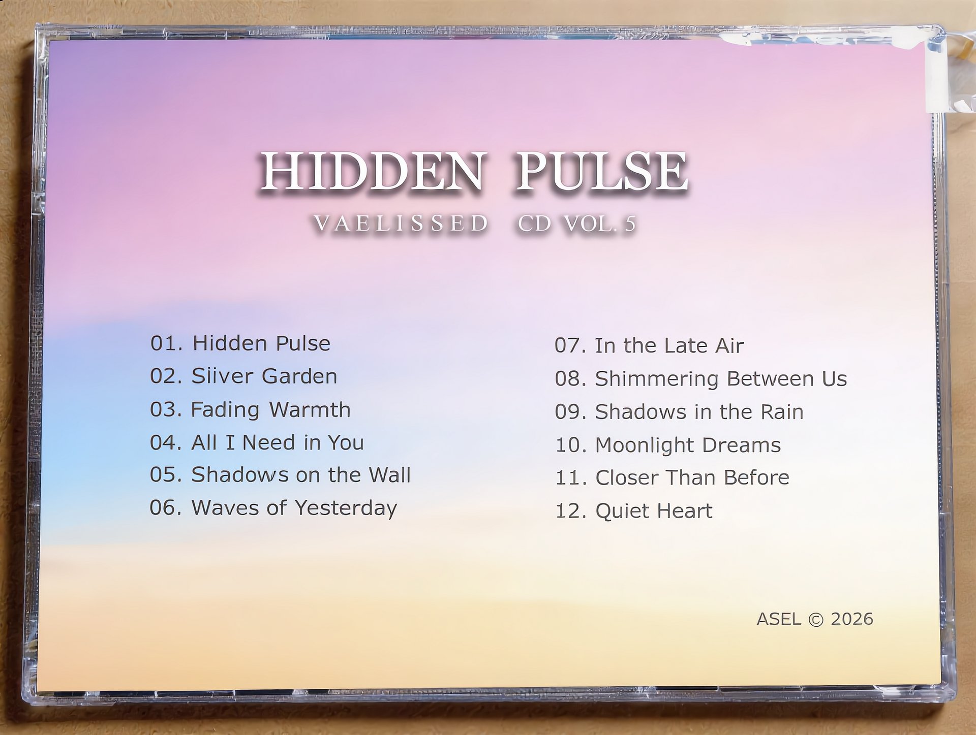 Vaelissed - Hidden Pulse (Official CD Album Vol. 5) product image (3)