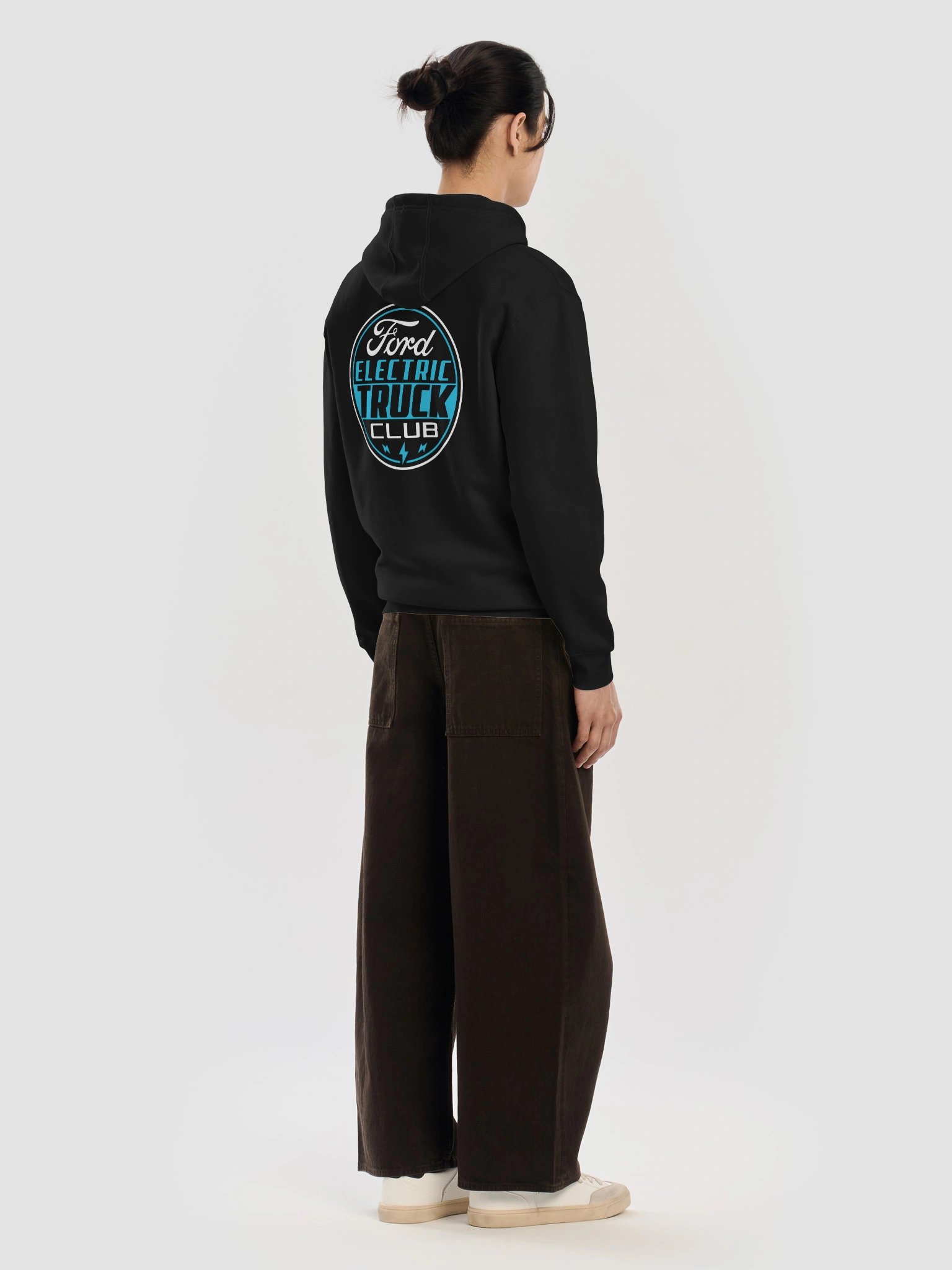 Ford Electric Truck Club Zip-Up Hoodie (Black) product image (8)