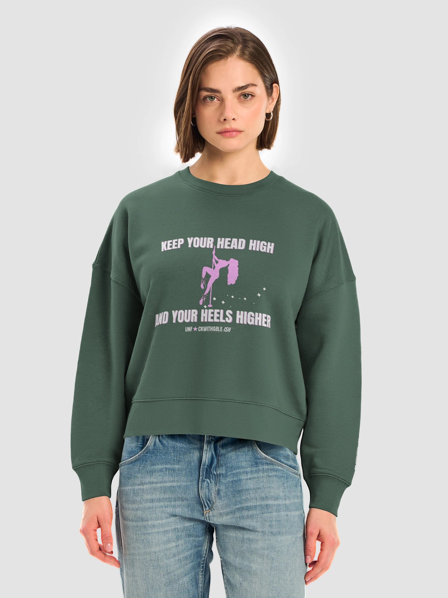 UNF★CKWITHABLE-ISH™ Women's Premium Sweater Keep Your Head Higher product image (7)