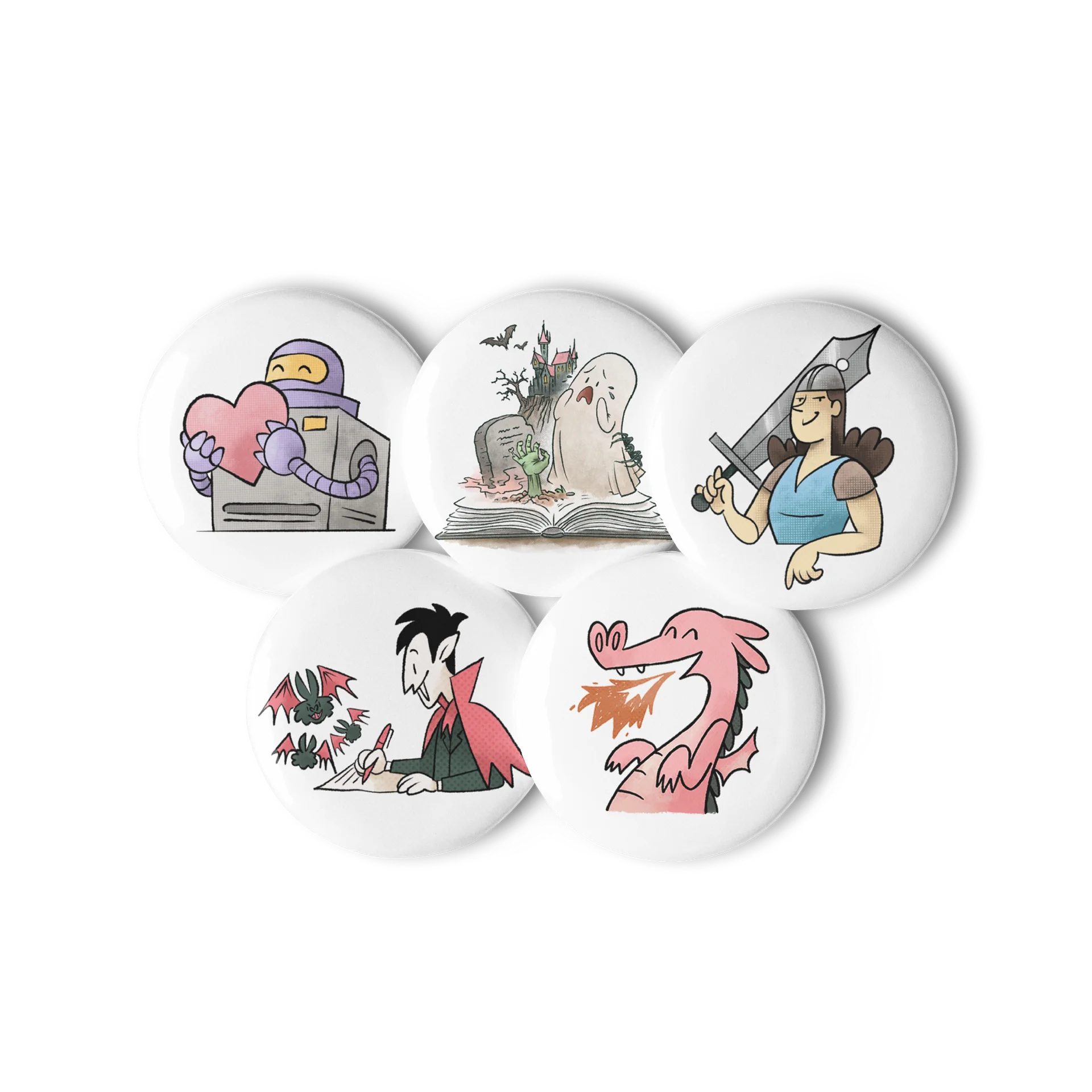 Character badge set product image (2)