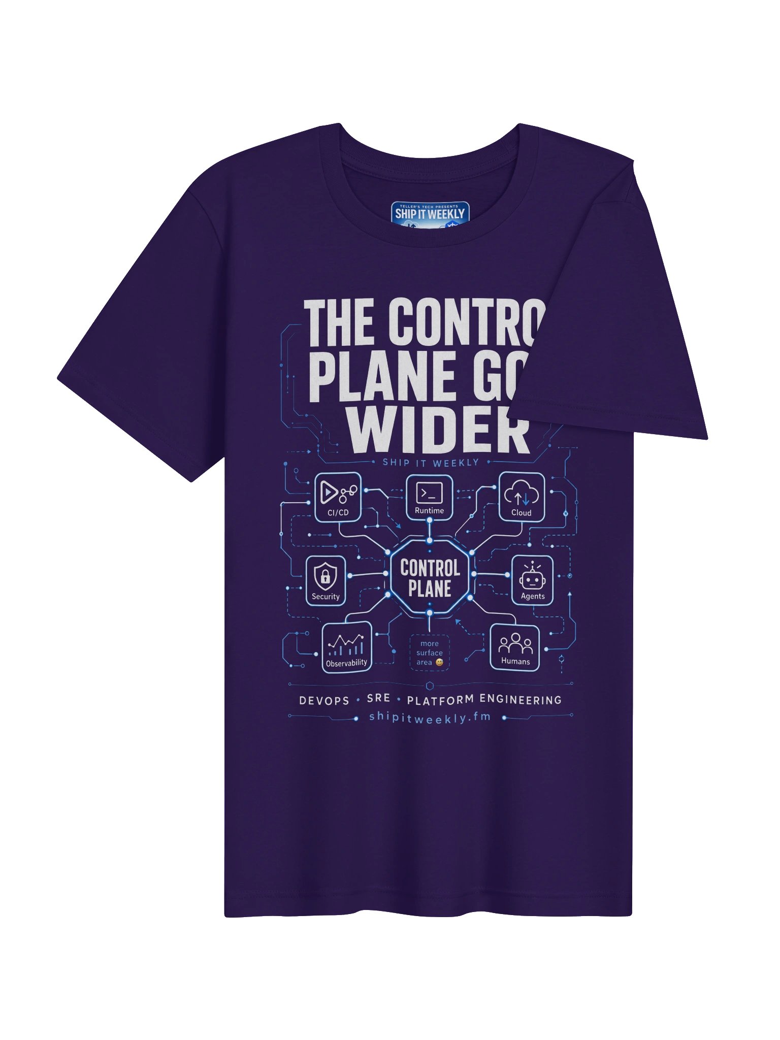 The Control Plane Got Wider | Ship It Weekly DevOps Tee product image (4)