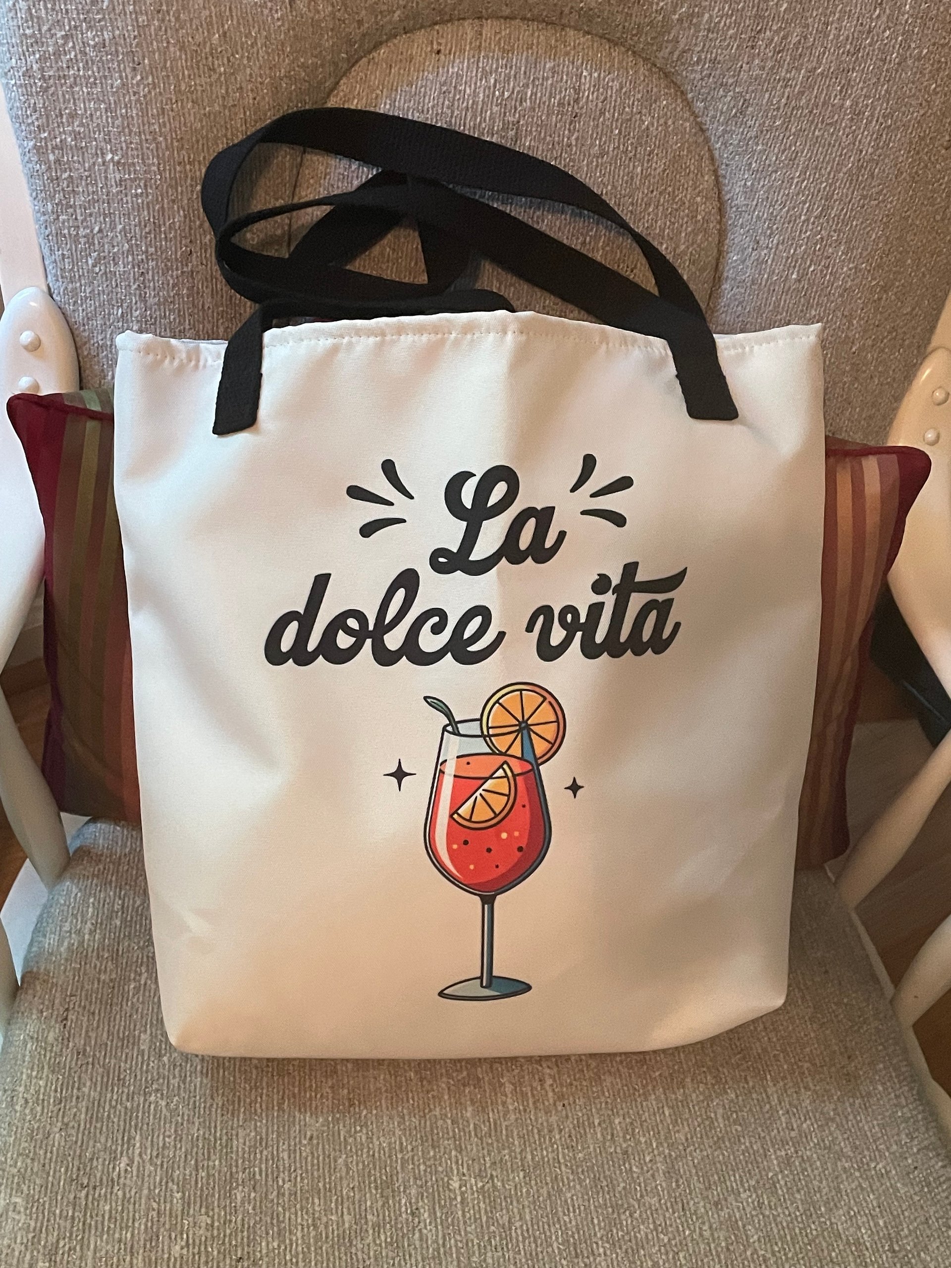 La Dolce Vita Italian Tote Bag product image (2)