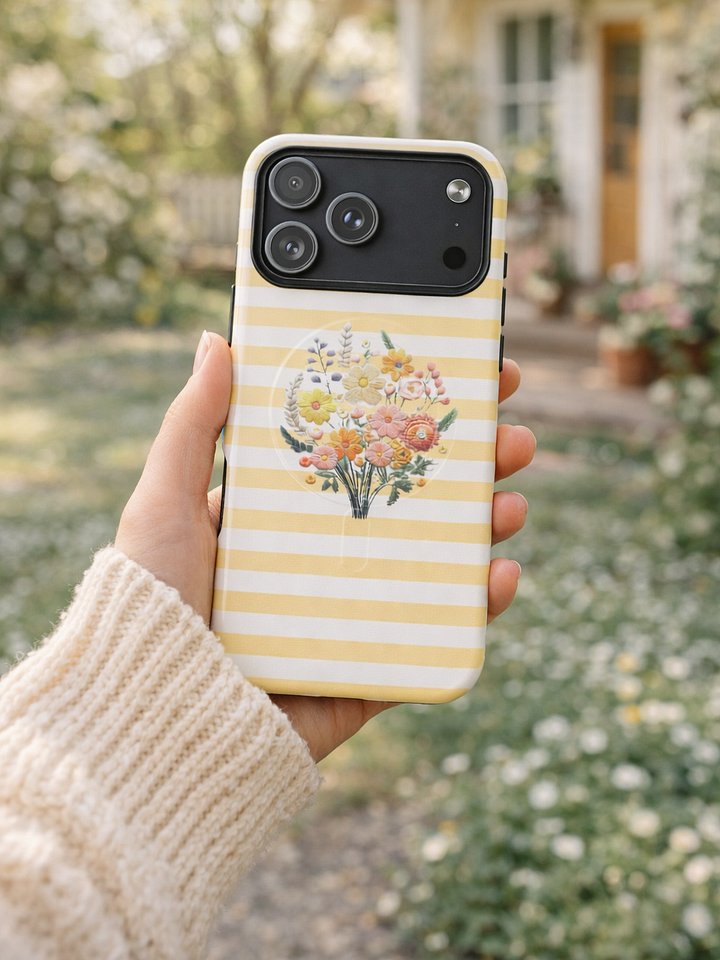 HAPPY SPRING FLOWERS MAG® SAFE IPHONE CASE product image (1)