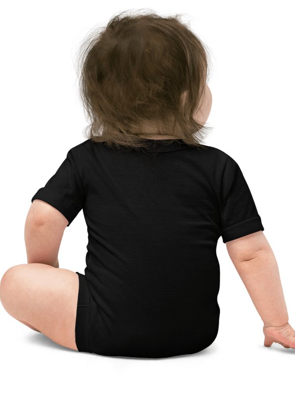 KIZOMBA - BABY SHORT SLEEVE - ONESIE - BLACK product image (3)