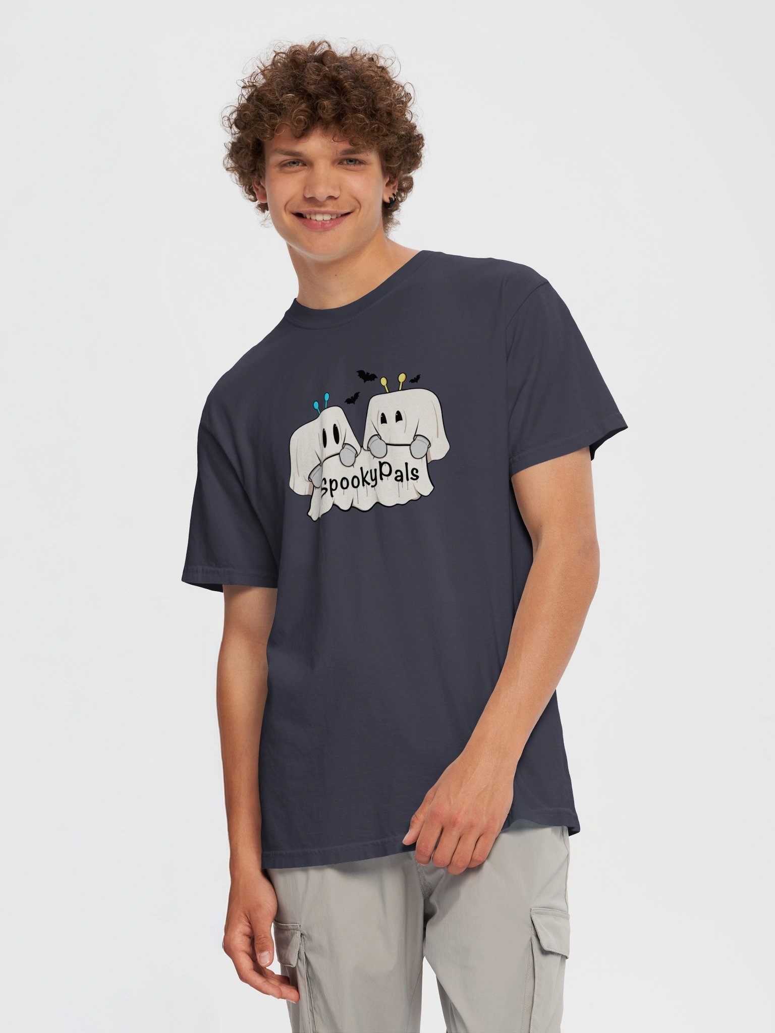 Spooky Pals Ghost Mascots Graphic Tee product image (36)
