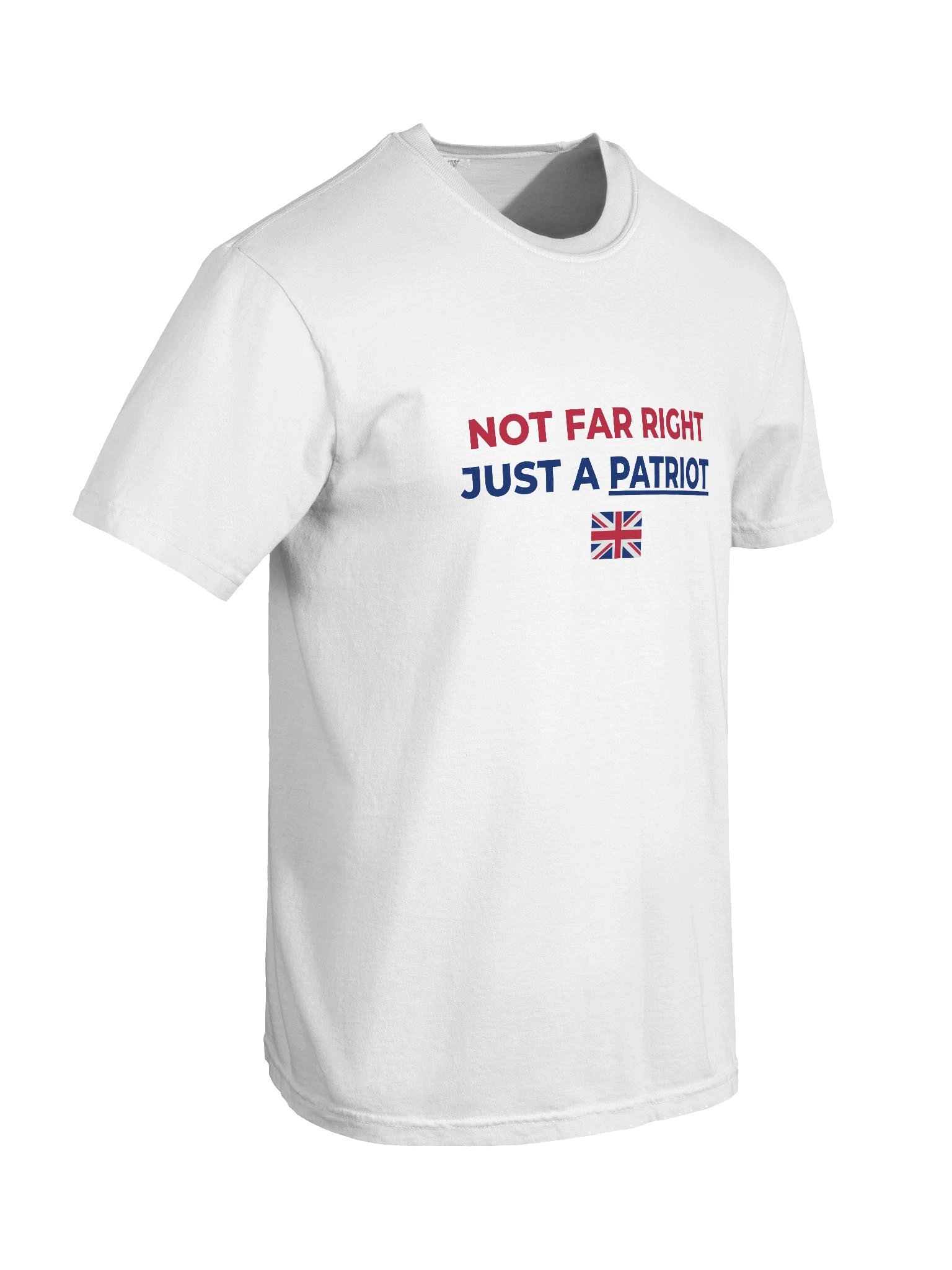 “Not Far Right, Just a Patriot” Black Tee product image (18)