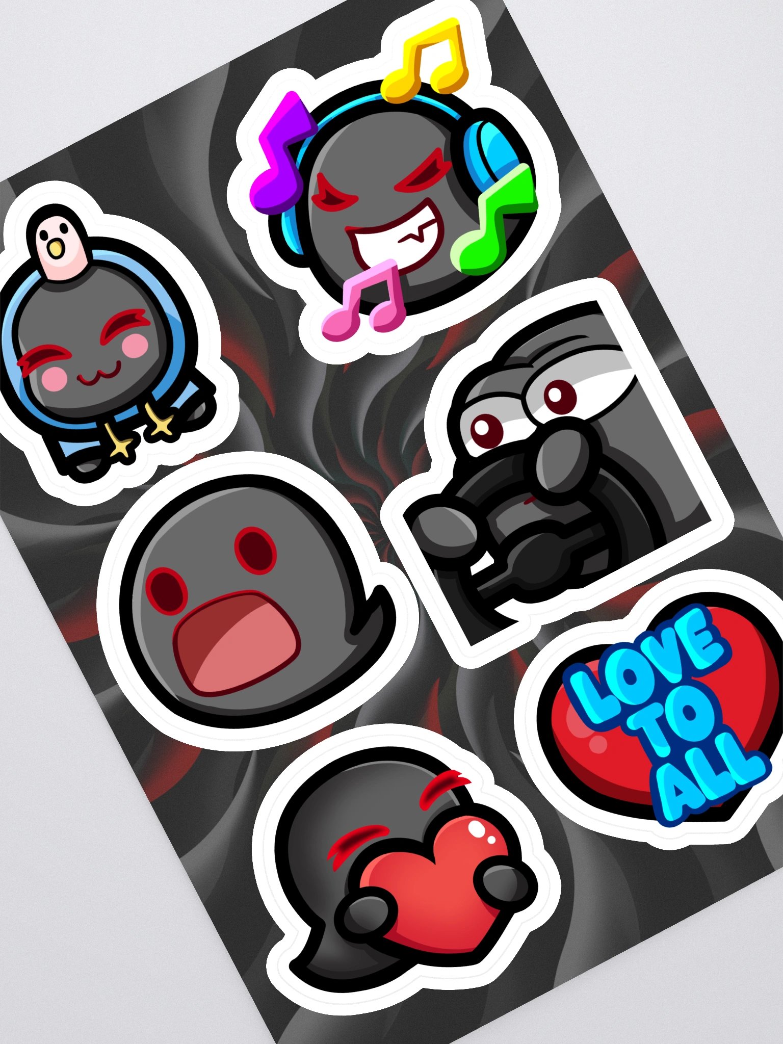 Emote Sticker Sheet 10 product image (1)