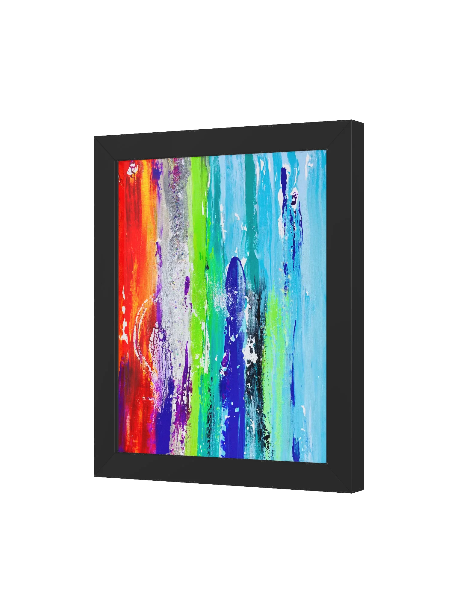 Screaming Rainbow Framed Poster Print product image (2)