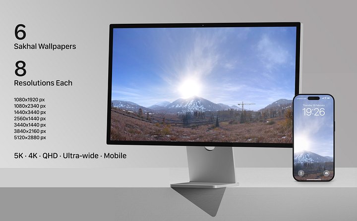 Sakhal Wallpapers – Winter Survival Pack product image (2)