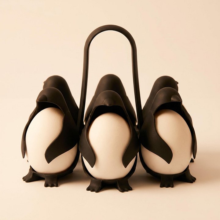 3-in-1 Penguin Egg Cooker & Fridge Organizer product image (1)