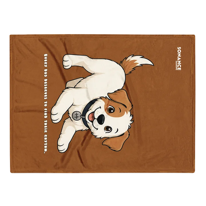 Sonance Dog Throw Blanket (Play) Rich Gold product image (1)