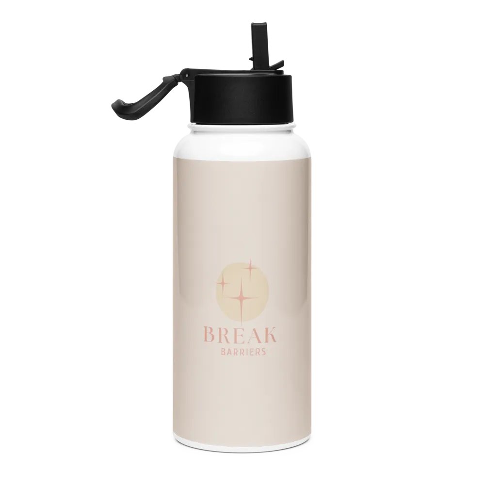 Stainless Steel Water Bottle with a Straw Lid SWFB0105 product image (2)