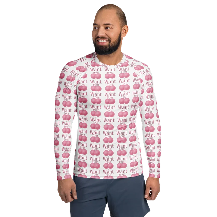 Rose Garden Men's Rash Guard product image (1)