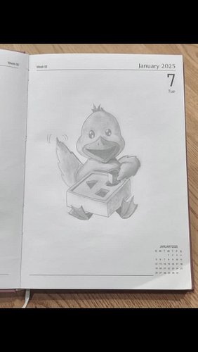 Sketch-A-Day || Day 9
Prompt:  Spatial

Little ducky clearly has no spatial recognition 🙃
_________________________
#luckyduc...