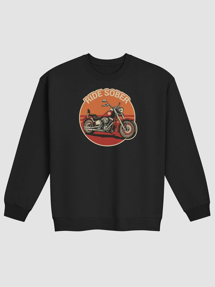 Ride Sober Motorcycle Riders | Recovery & Sobriety Sweatshirt product image (1)
