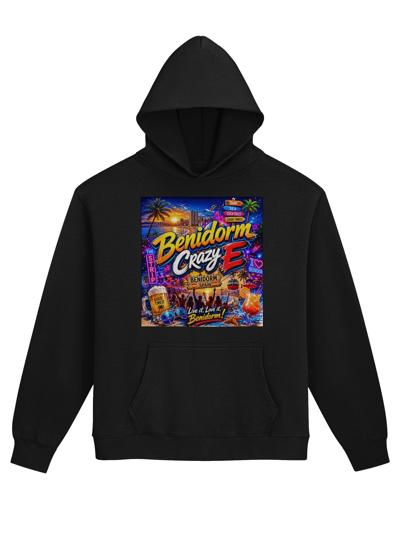 Benidorm Crazy E Sunset Vibes Hoodie product image (3)
