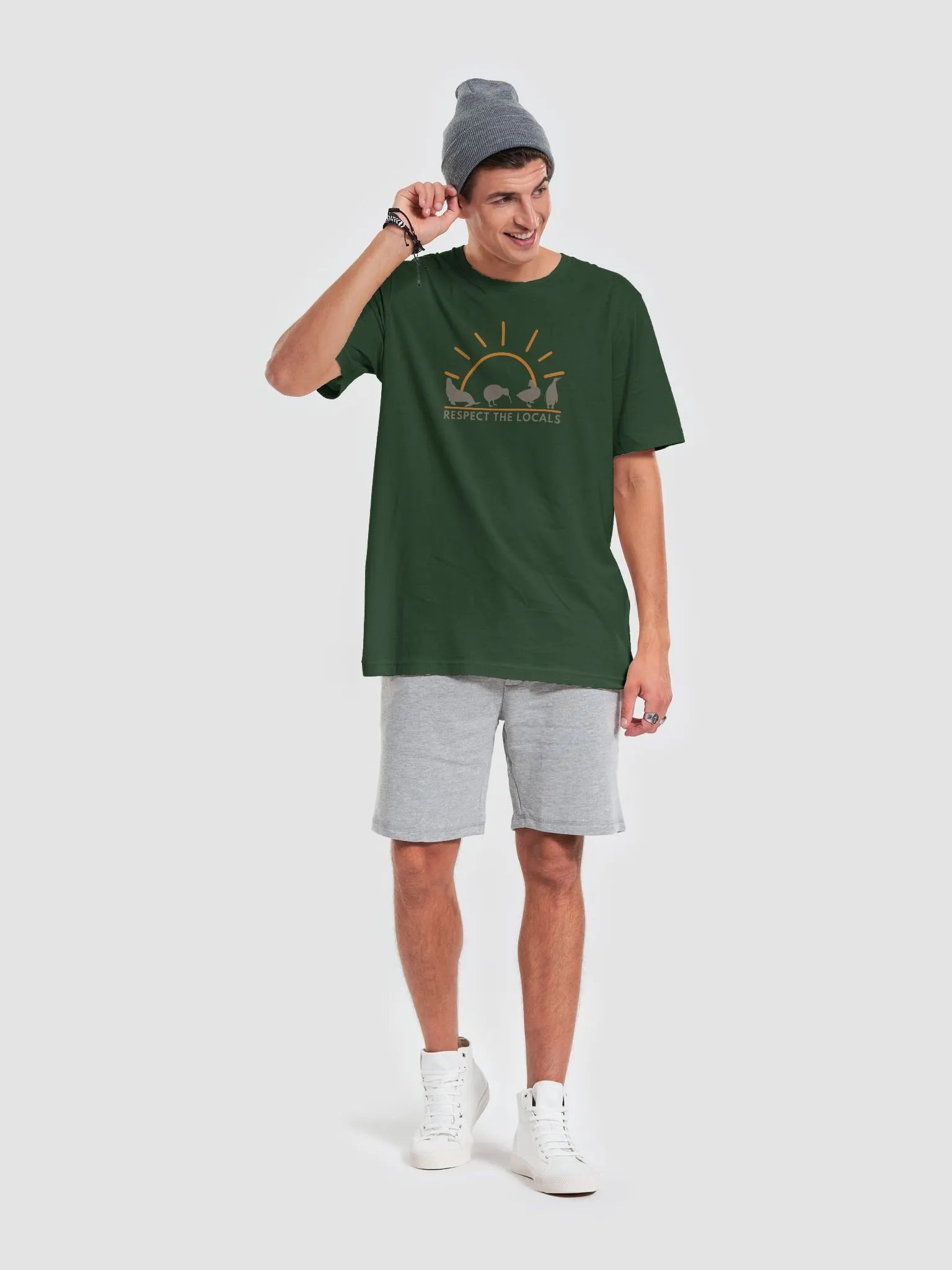 Respect The Locals T-Shirt, Wildlife Conservation Gift, Nature Lover T-shirt product image (4)