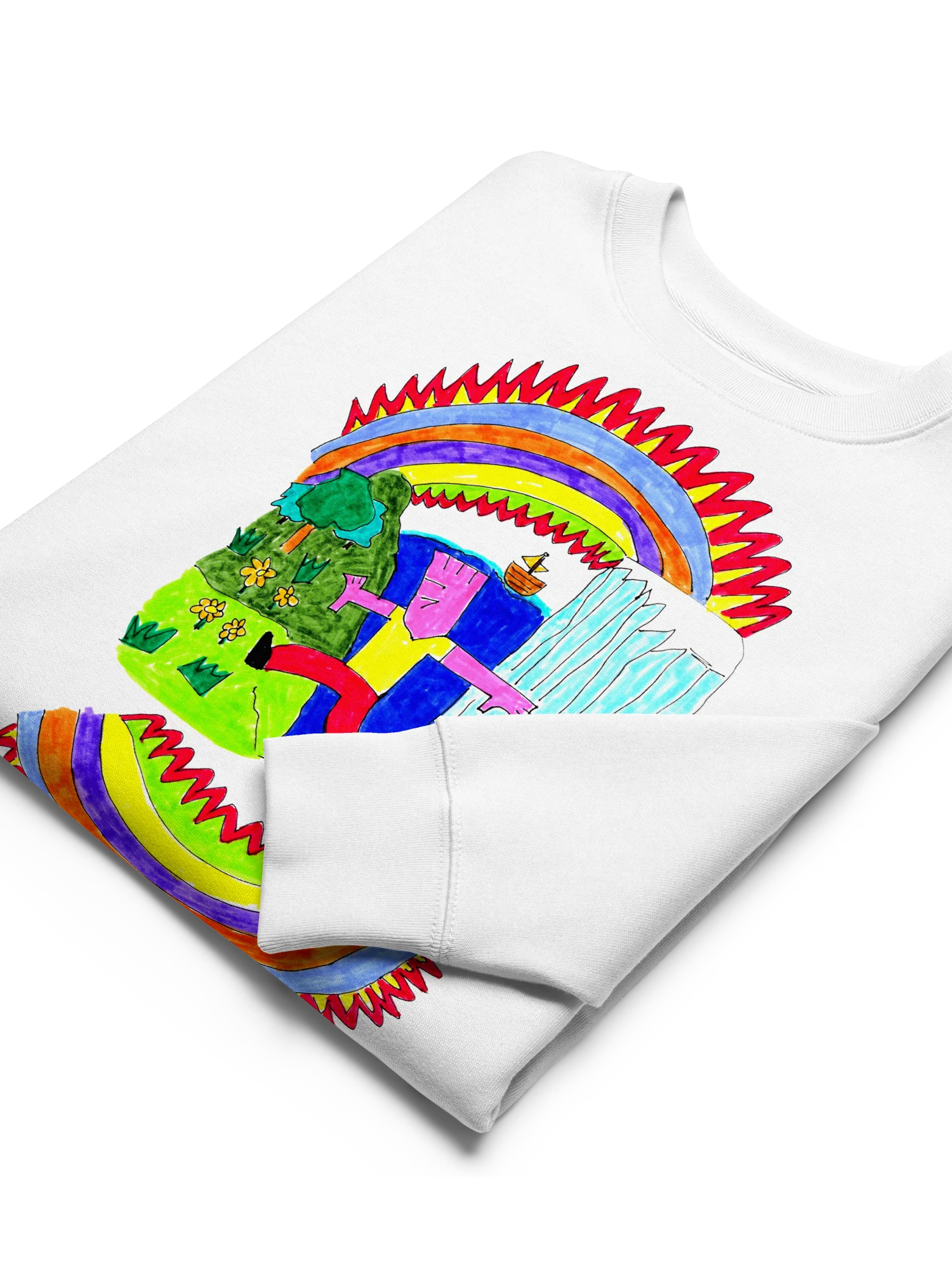 Abstract Lands Beyond Unisex Eco Sweatshirt product image (36)