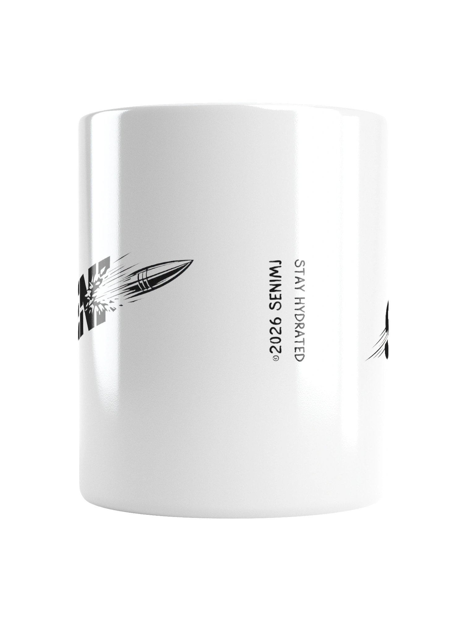 Bullet White Glossy Mug product image (17)