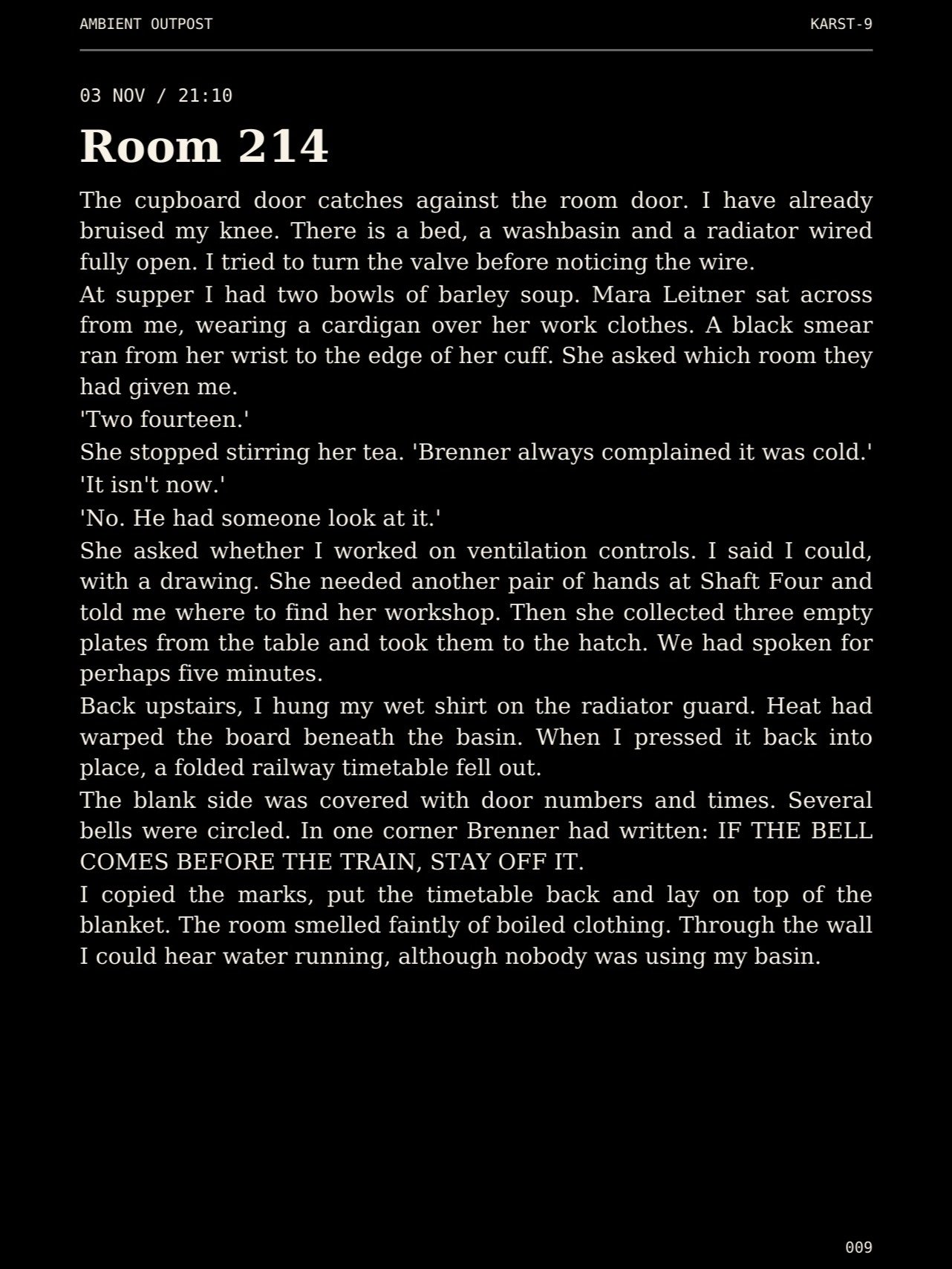 KARST-9 — The Diary Beneath the Mountain · Digital Edition (PDF ONLY) product image (9)