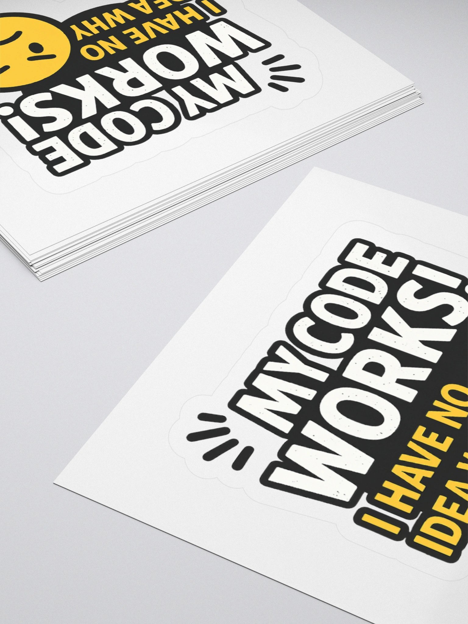 My Code Works - I have no Idea WHY Stickers product image (11)