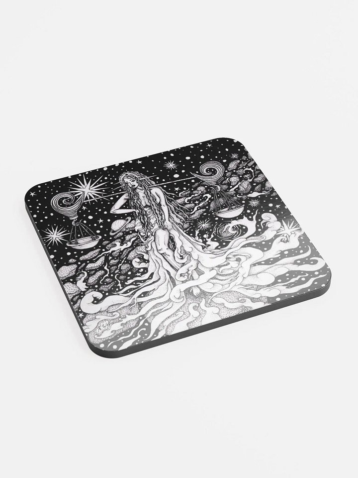 Libra Zodiac coaster product image (2)