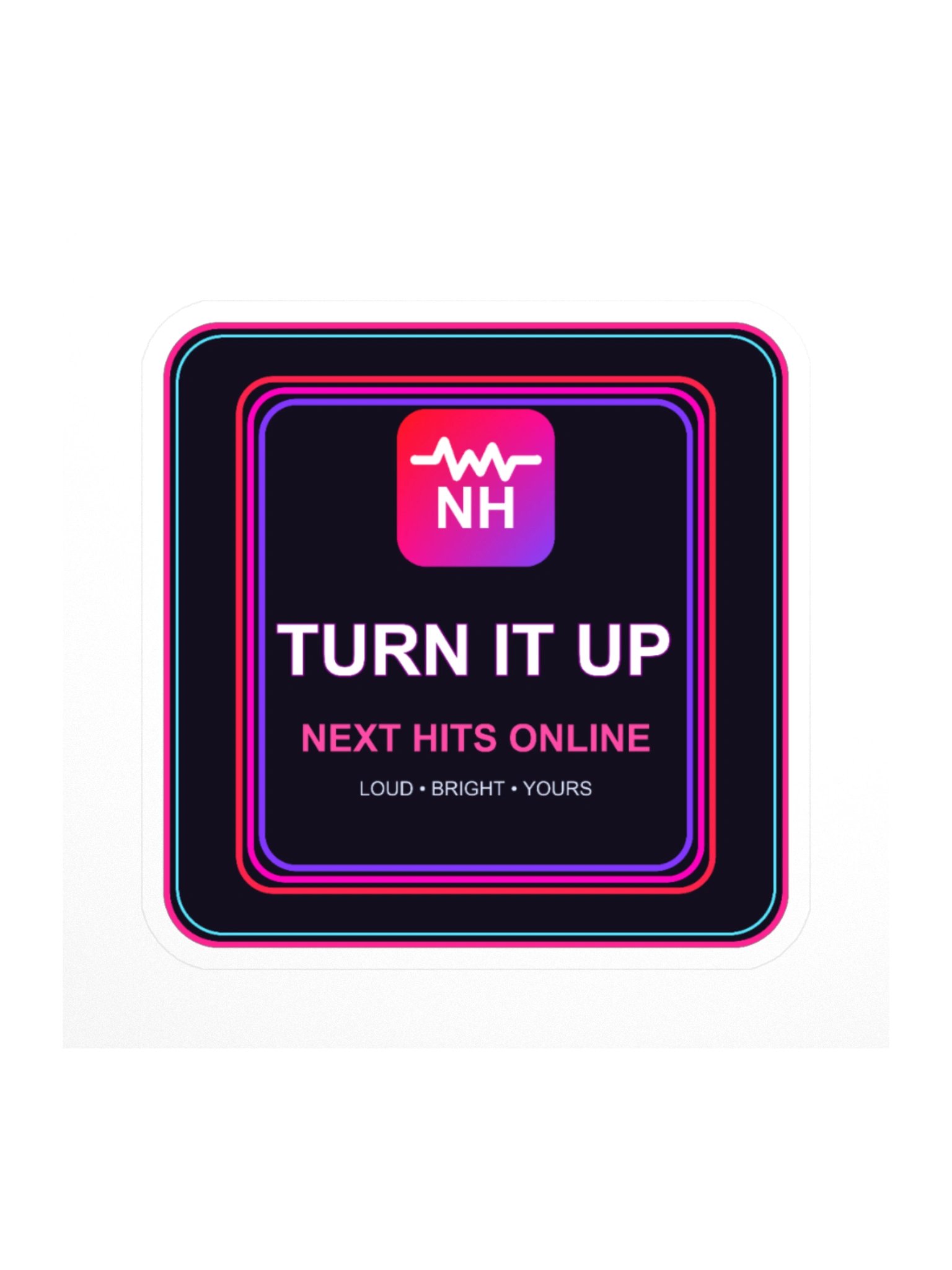 Next Hits Turn It Up Sticker product image (1)