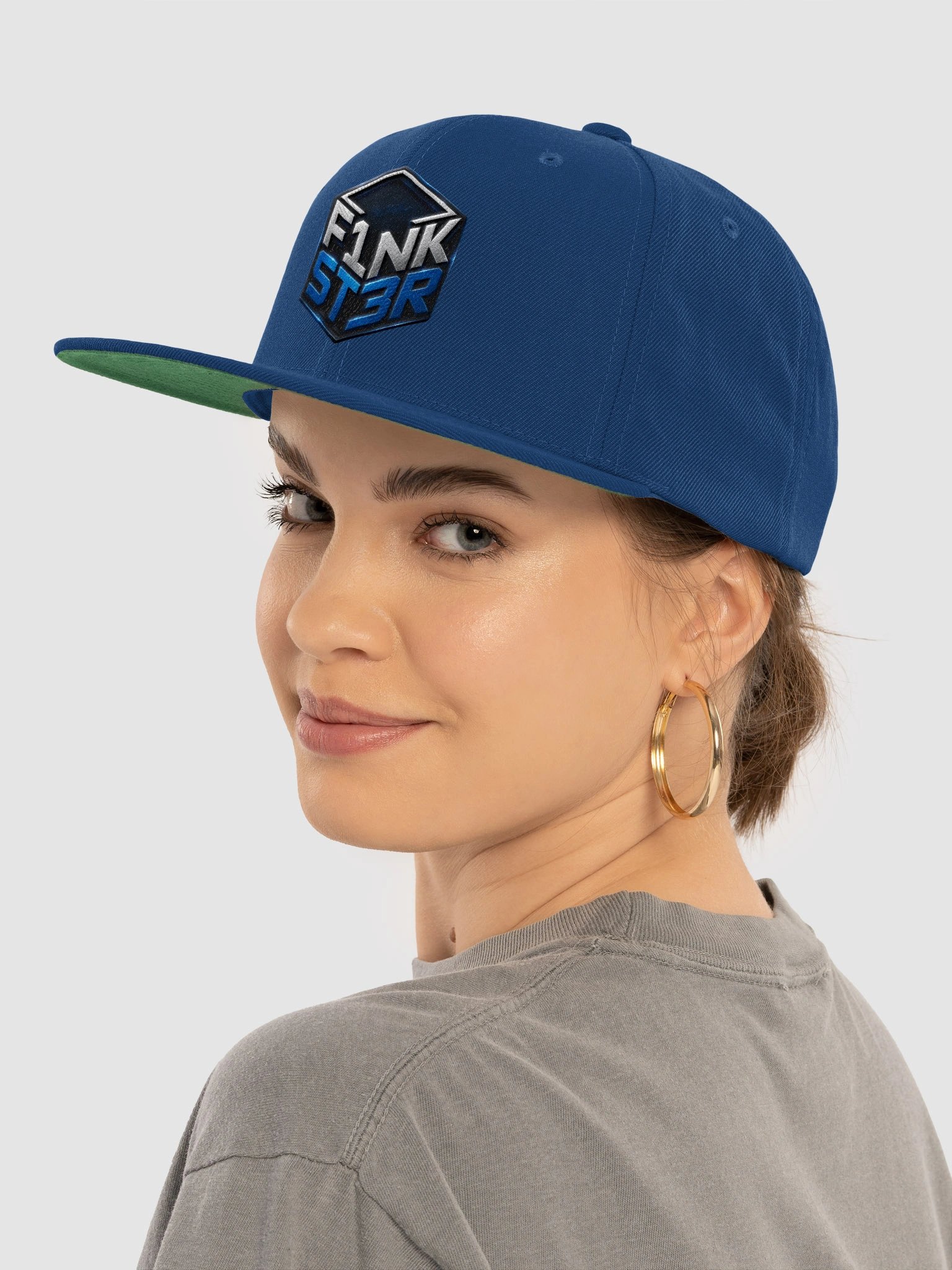 F1NKST3R Futuristic Hex Logo Snapback product image (5)
