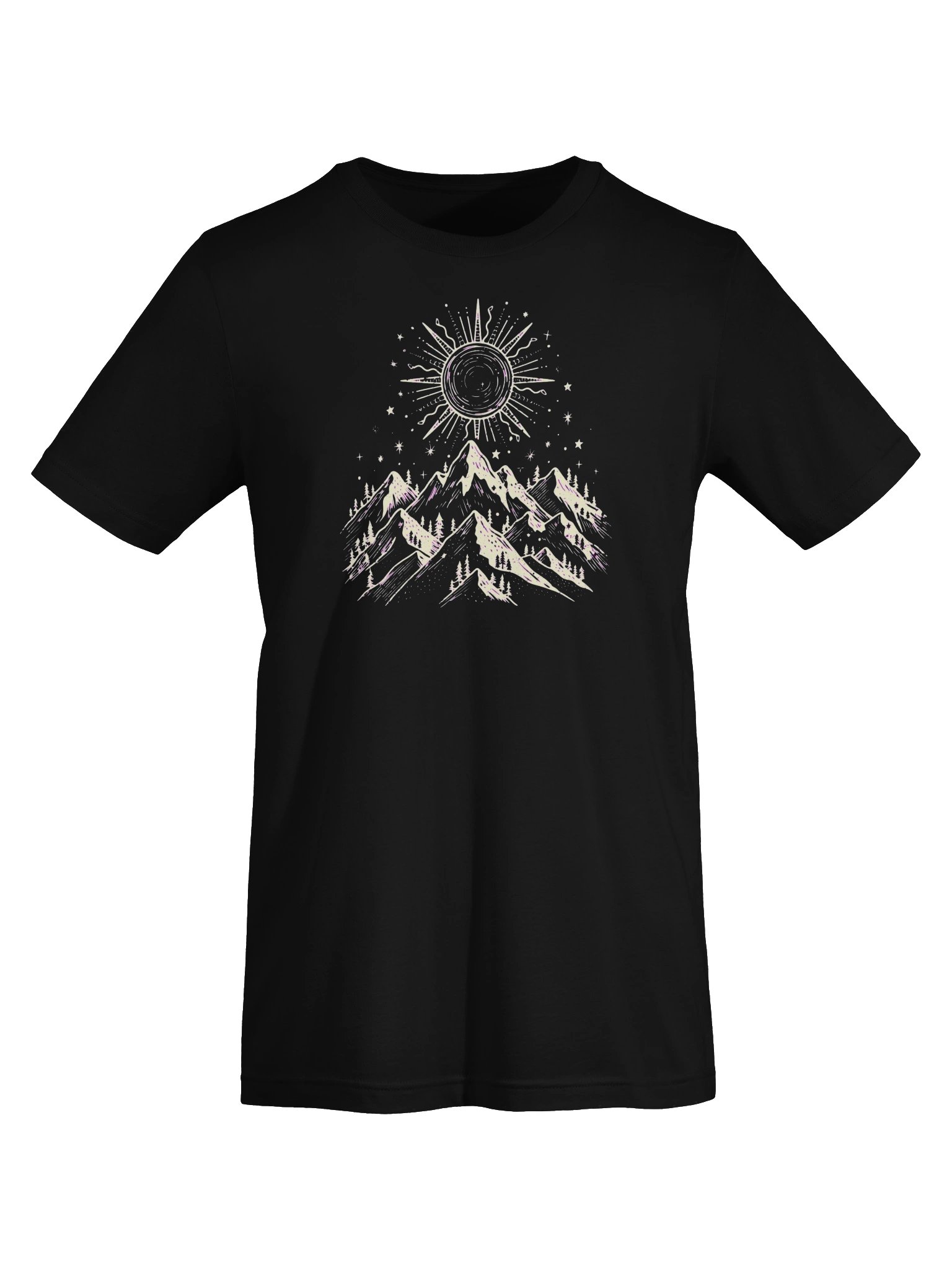 Celestial Mountain Line Art Tee product image (7)