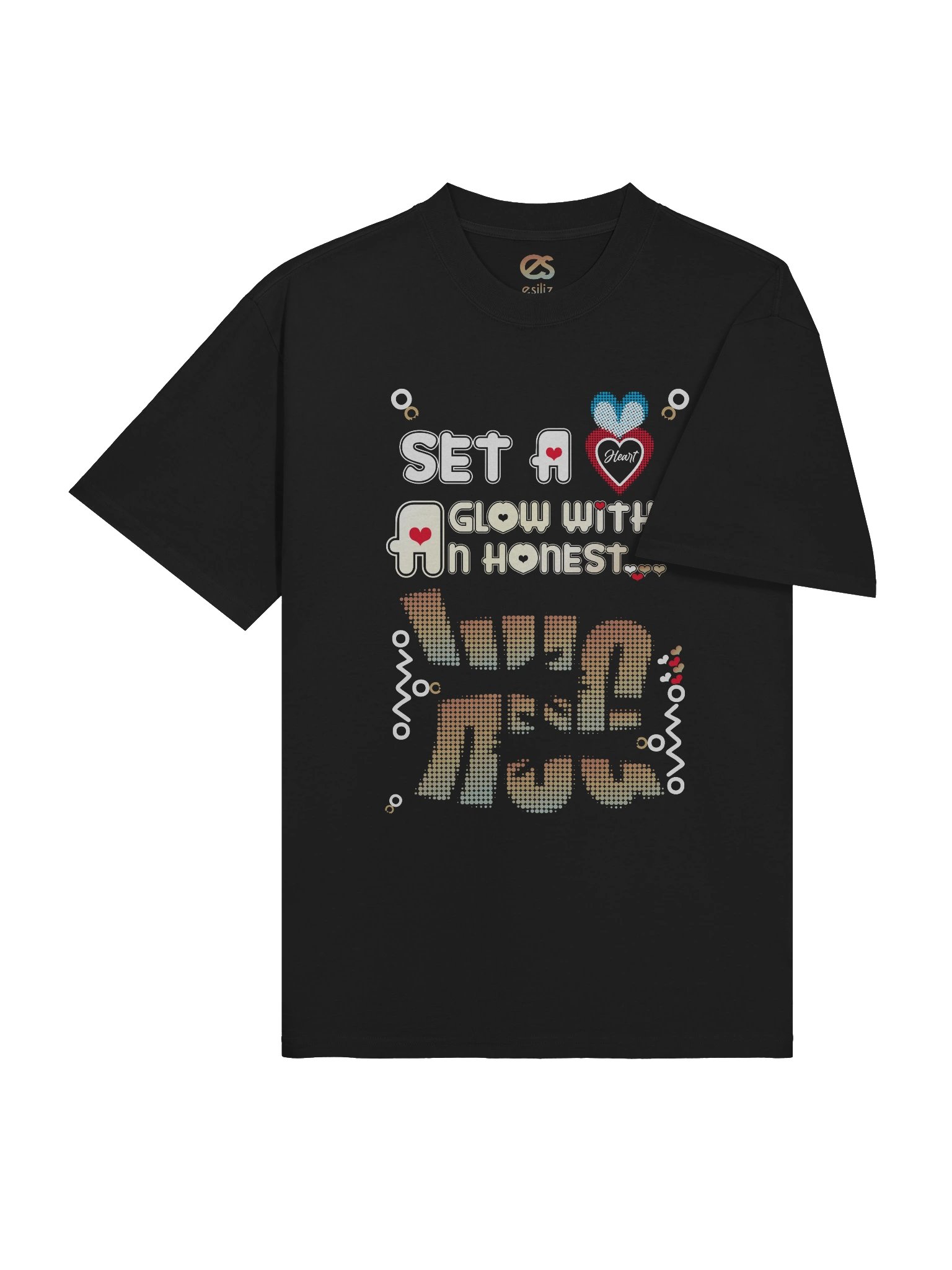 esiliz Set AGLOW ! Retro T-Shirt product image (7)