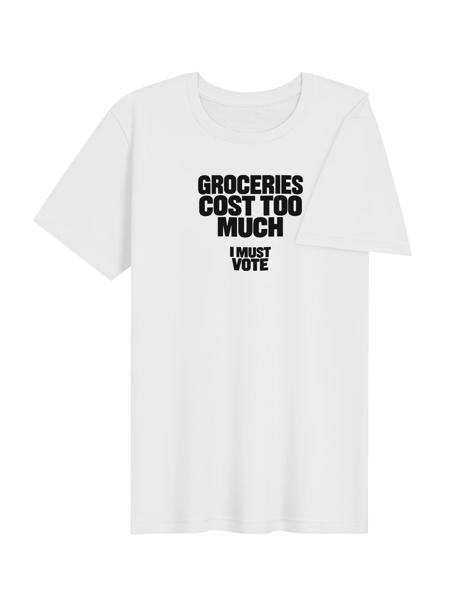 Groceries Cost Too Much Tee - White product image (4)