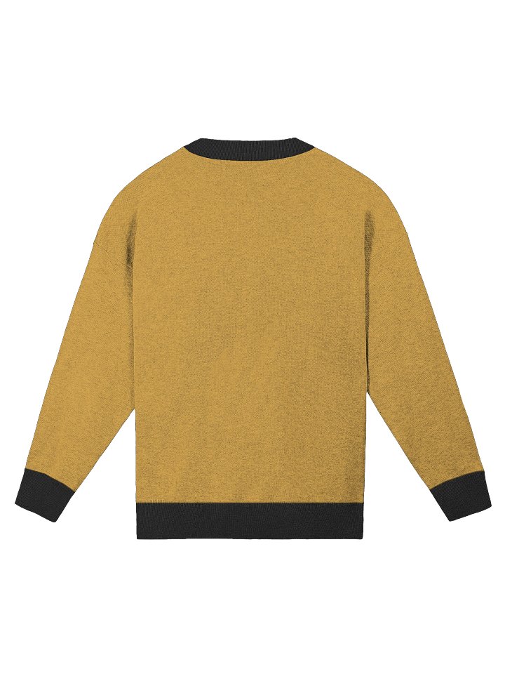 Bumble Bee Knit Jacquard Sweater – Cute Bee Crewneck, Cozy Graphic Knit Pullover product image (2)