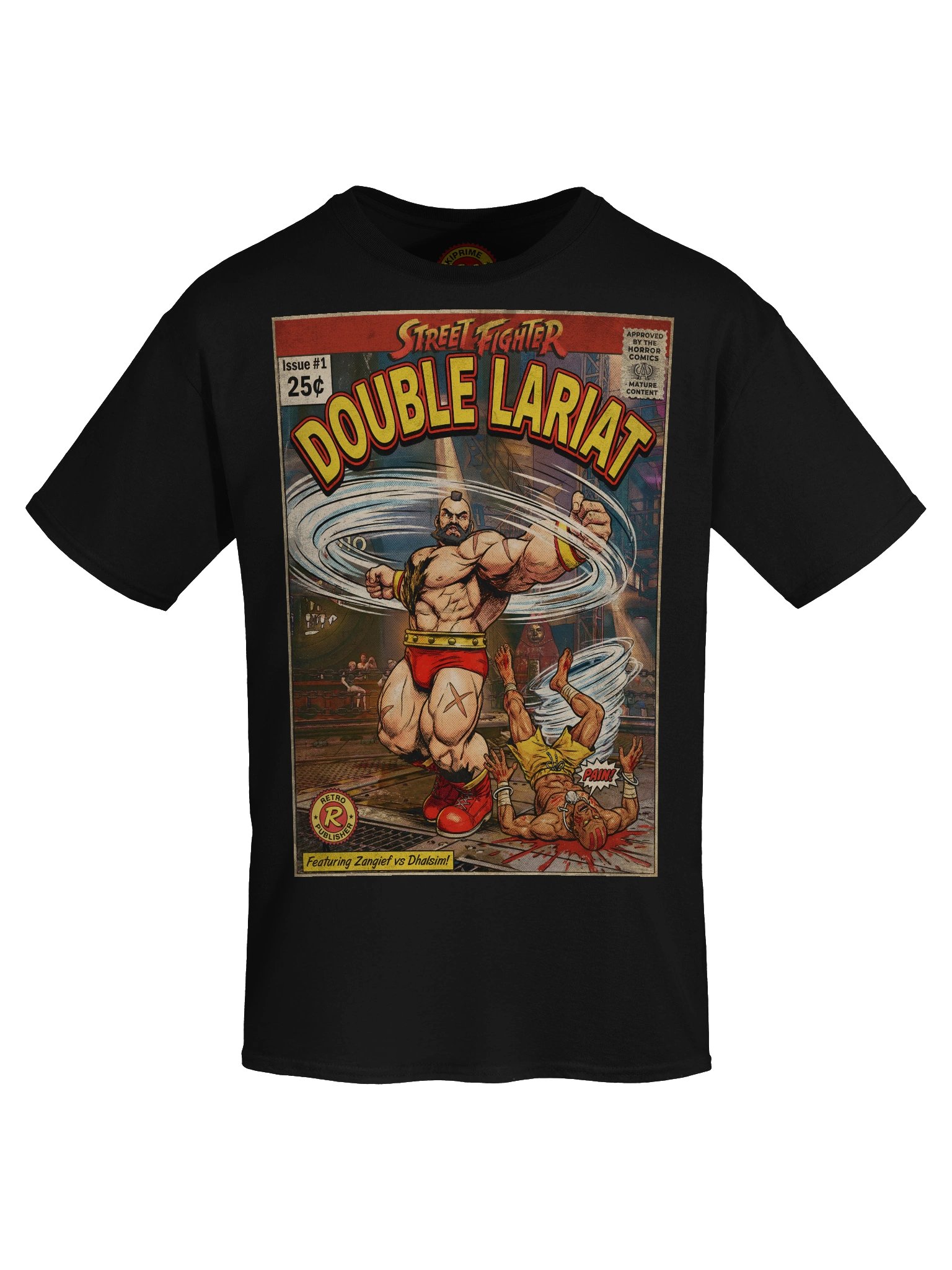 Street Fighter Zangief (Double Lariat) Comic Art T-Shirt product image (5)