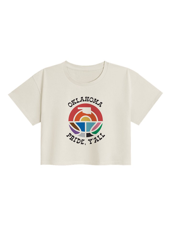 Oklahoma Love and Basketball Pride Crop Top product image (1)