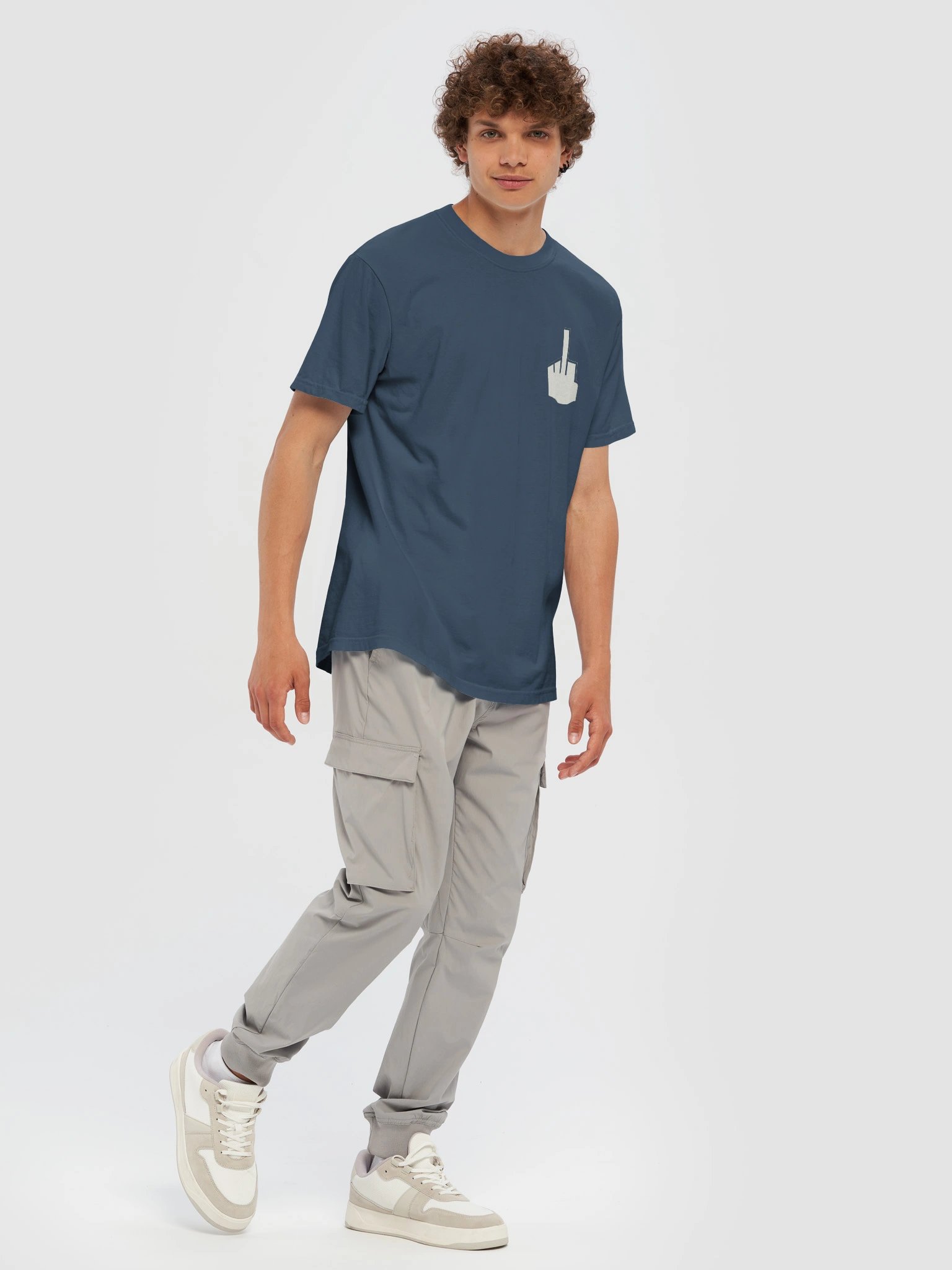 T-Shirt Doigt D'Honneur - blanc cassé product image (95)