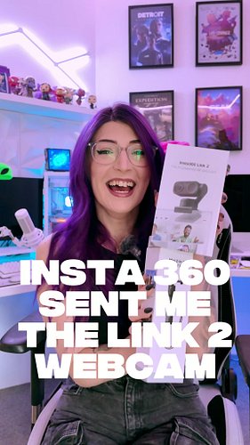 @Insta360 sent me a package with the Link 2 Webcam & mini 2 in one tripod.

I've really been wanting to upgrade my streaming ...