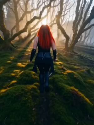 POV: You followed her into the enchanted realm… and there’s no turning back. 🌲🖤 #Wargod #DarkFantasy #VikingAesthetic #MysticalForest #POV #Freia #GothicVibes @soy.maria.cordobesa