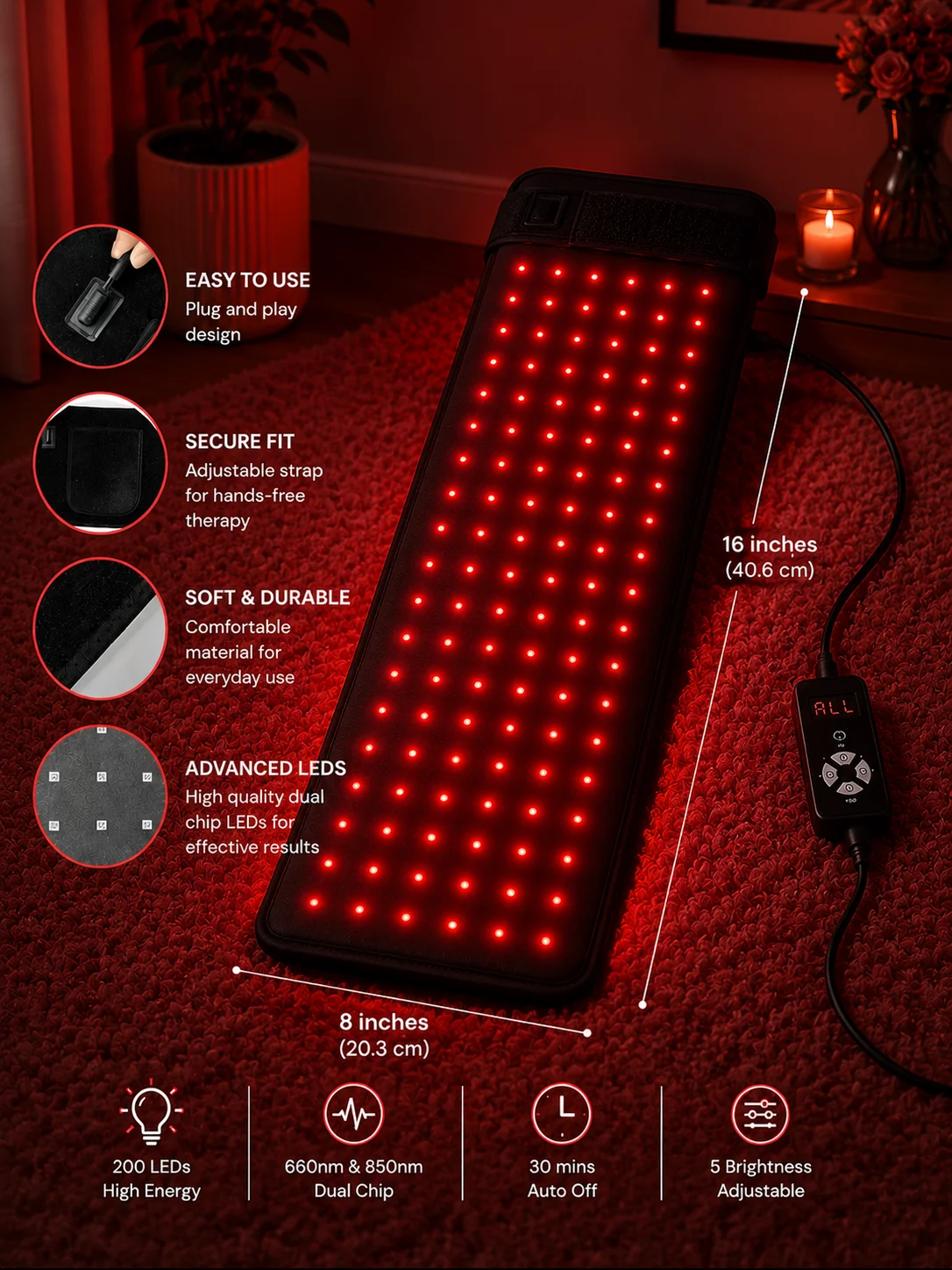 Red Light Therapy Relax Pad product image (1)