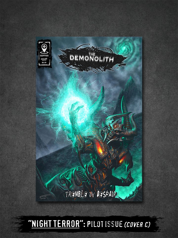 NIGHT TERROR: Pilot Issue Comic (The Demonolith Varient Cover) product image (1)