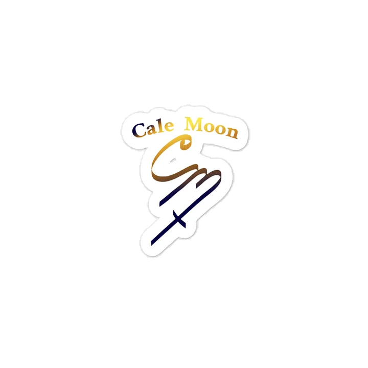 Cale Moon kiss-cut sticker product image (1)